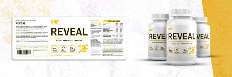 [Australia] - CNP Professional, Pro, Reveal Weight Management & Weight Loss Thermogenic Formula, 60 Capsules. Increase Energy & Metabolism 