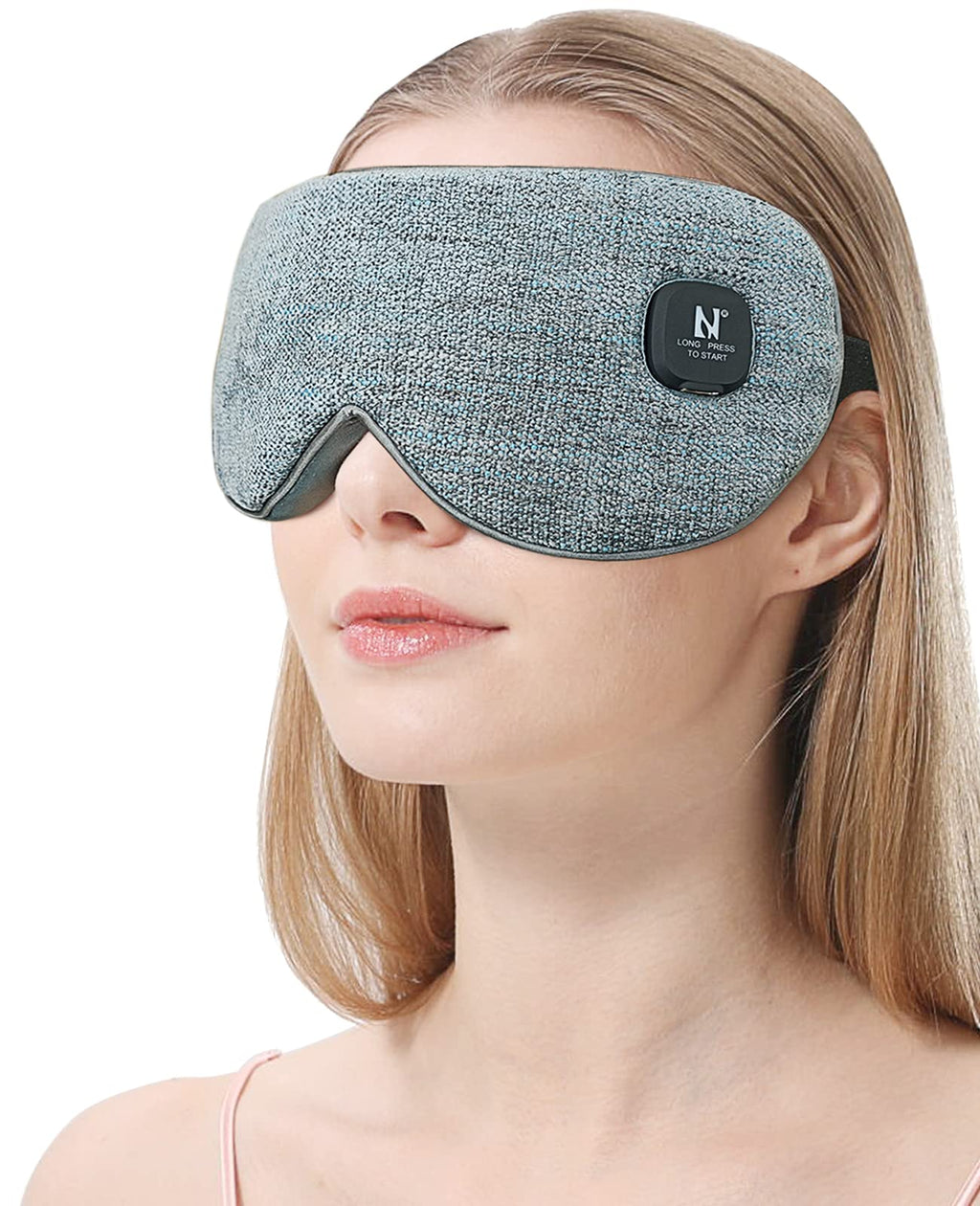 [Australia] - Aroma Season Cordless Heated Eye Mask, Washable & Portable Professional Electric Warm Eye Compress for Relief Dry Eyes, Stye, Blepharitis, Eye Fatigue or MGD (Gray) 