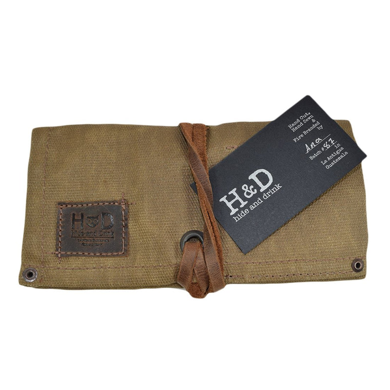 [Australia] - Hide & Drink, Waterproof Waxed Canvas Travel Watch Roll Organizer Holds Up To 4 Watches, Easy Carry On Watchlover Storage, Travel & Commuter Essentials, Handmade Includes 101 Year Warranty :: Fatigue 