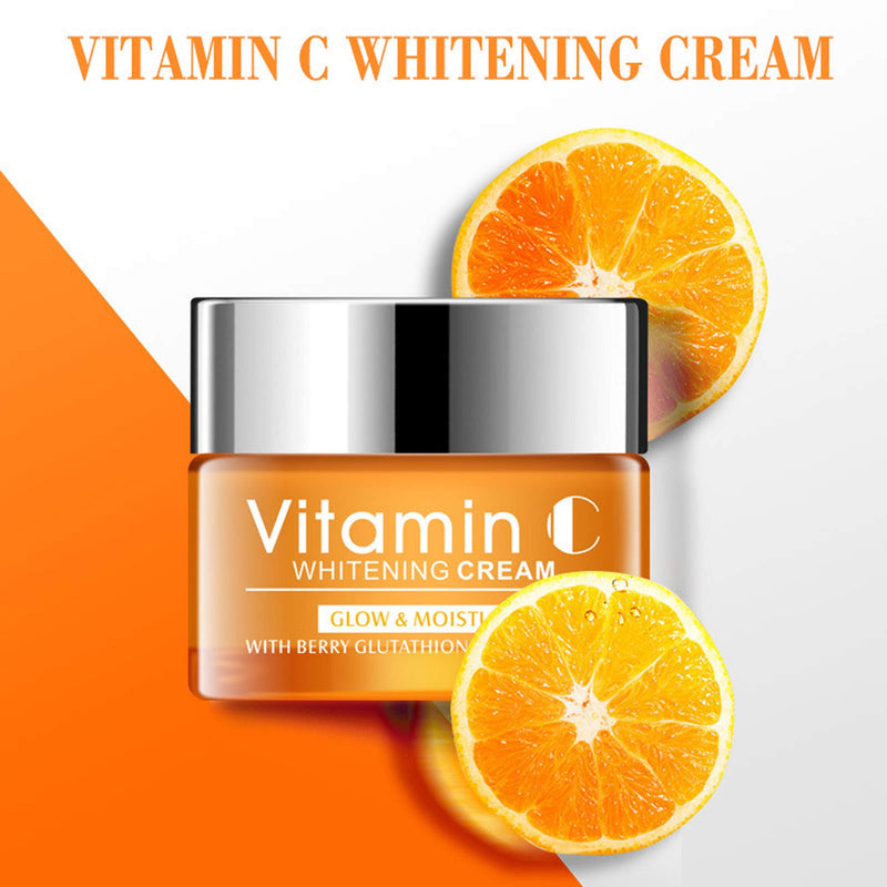 [Australia] - Skin Lightening Cream, Vitamin C Cream, Lightening Cream For Face Body Dark Spots Age Spots Anti Aging Anti Wrinkles Moist 50g 
