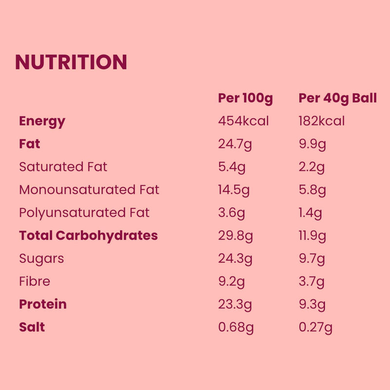 [Australia] - Bounce Hazelnut Praline Plant Protein Balls, Coated in Smooth Dark Chocolate, 12 x 40g Individual Vegan Protein Balls 