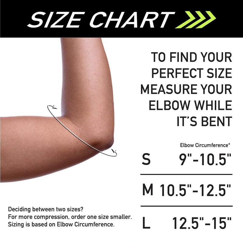 [Australia] - Spark Kinetic Elbow Sleeve, Size Small – Provides Enhanced Support with Embedded Kinesiology Tape –Made with Moisture-Wicking Material – Designed for Use While Golfing, Tennis, Basketball, & More 