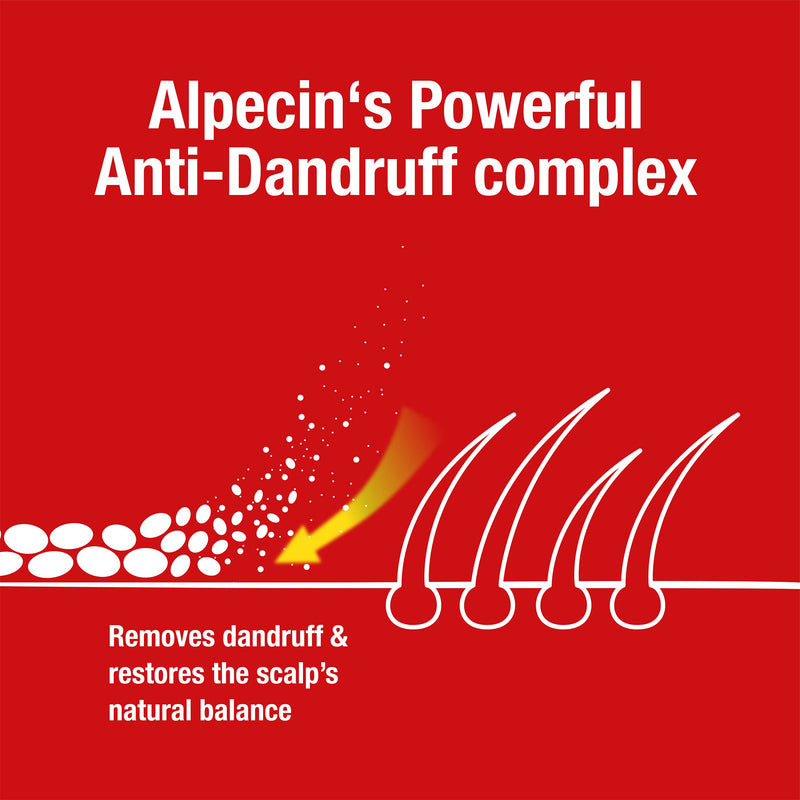 [Australia] - Alpecin Dandruff Killer Shampoo 375ml | Effectively Removes and Prevents Dandruff | Hair Care for Men Made in Germany 