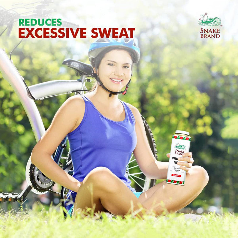 [Australia] - Snake Brand Prickly Heat Original Cooling Powder Classic 280gm 