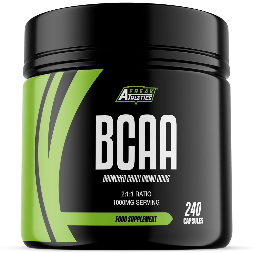 [Australia] - BCAA Amino Acid Support 240 Capsules - 500mg BCAA Tablets 1000mg Per Serving - 2:1:1 Ratio of L Leucine, L Isoleucine & L Valine - Made in The UK - Suitable for Both Men & Women 