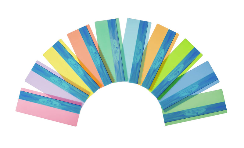 [Australia] - The Original Duo Reading Ruler Dyslexia Overlays - Multi-Colour (Pack of 10) by Crossbow Education UK - Dyslexia Aids and Visual Stress Specialists 