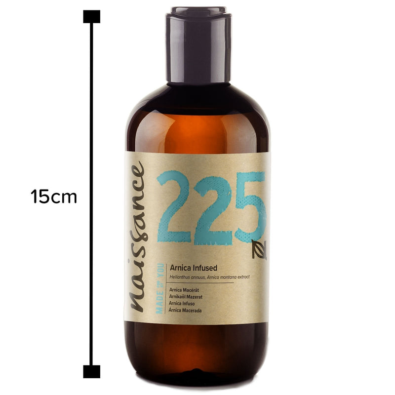 [Australia] - Naissance Arnica Infused Oil (Arnica Montana) 250ml - 100% Natural, Comforting and Soothing Infusion of Arnica Extract in Sunflower Oil 