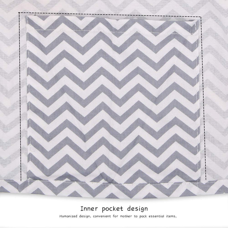 [Australia] - Boerni Large Nursing Cover, Breathable Breastfeeding Cover, Soft Breastfeeding Cover up for Full Privacy Breastfeeding Protection … (Grey) grey 
