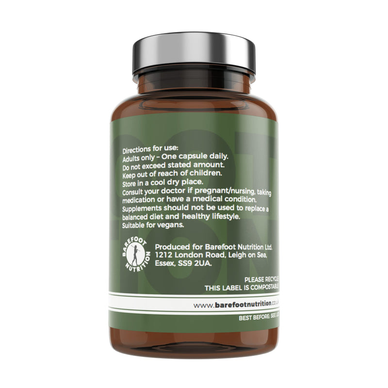 [Australia] - Barefoot Nutrition - Advanced CoQ10 - Ubiquinol 150mg - Supports Heart Health, Powerful Antioxidant to Prevent Oxidative Stress Damage - Superior Absorption - 60 Vegan Capsules 