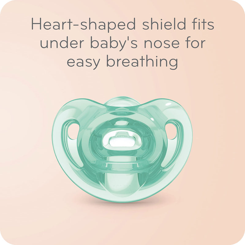 [Australia] - NUK Comfy Orthodontic Pacifiers, 0-6 Months, Timeless Collection, Pack of 5 0-6 Month (5 Pack) 