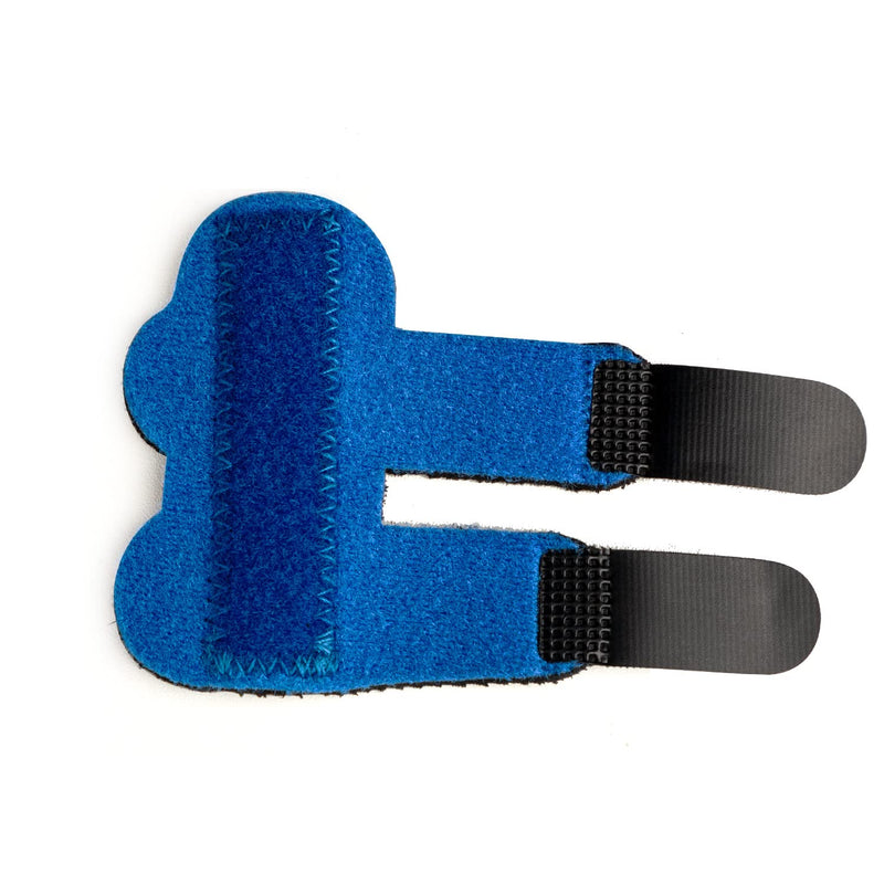 [Australia] - Welnove Finger Braces,2 pcs Finger Splint for Mallet Finger, Trigger Finger, Broken Finger, Finger Stabilizer for Straightening and Provide Support to Index Finger, Middle Finger, Ring Finger -- Blue Blue-A-Medium 