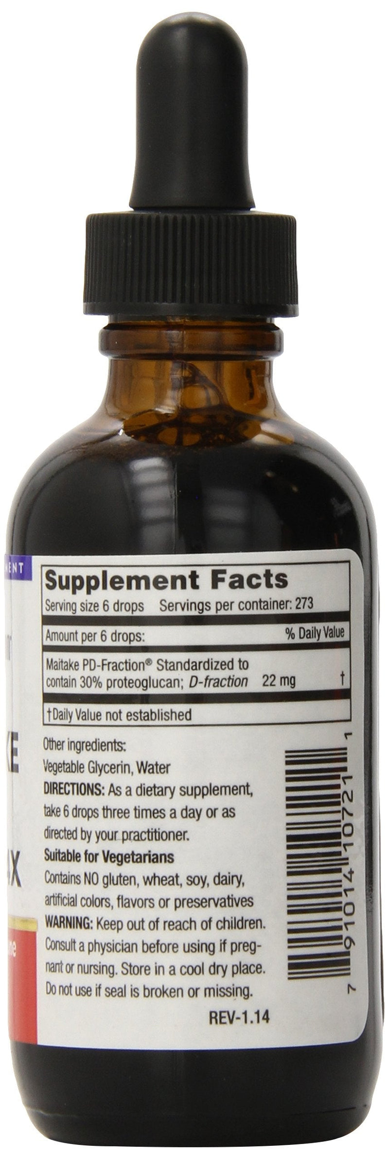 [Australia] - Mushroom Wisdom, Inc. Maitake D Fraction Pro 4X ,2.02 Fl Oz 