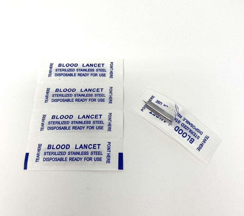 [Australia] - Disposable Stainless Steel Lancets Individually Foil Wrapped by P&P MEDICAL SURGICAL Box of 200 