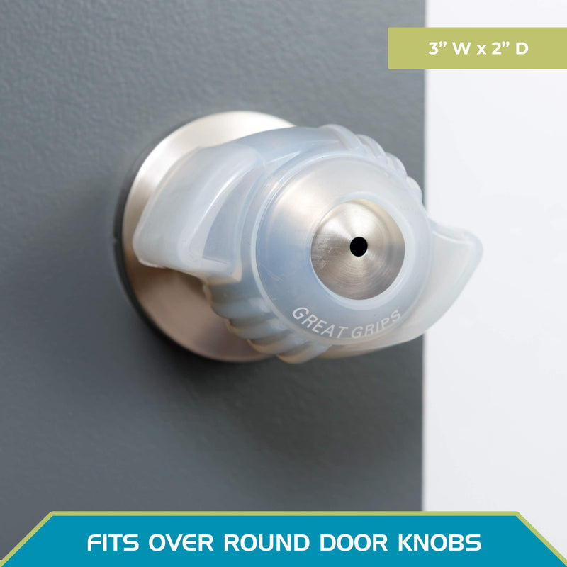 [Australia] - Able Life EZ Doorknob Grips - Arthritis & Senior Living Aids, Open Doors Easily, Set of 2 