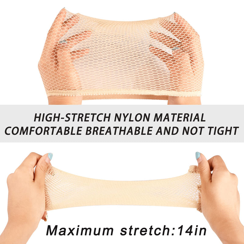 [Australia] - Wig Caps,Smilco 10 Pieces Mesh Wig Cap Net,Weaving Hair Net,Fishnet Wig Cap For Women(Natural Nude) Natural Nude 