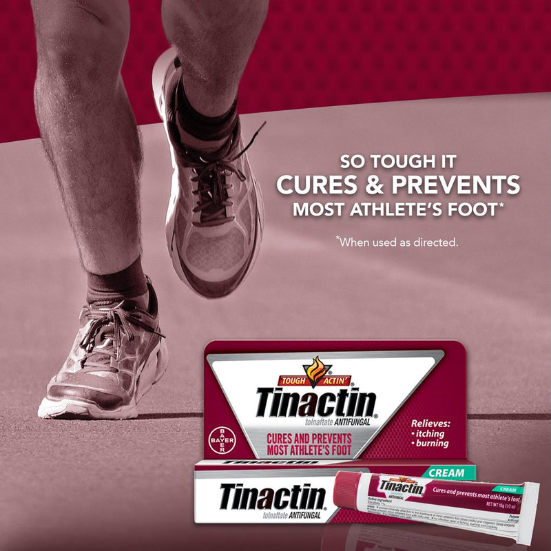 [Australia] - Tinactin Athlete's Foot Cream, Tolnaftate 1%, Antifungal, AF Treatment, Proven Clinically Effective on Most Athlete’s Foot and Ringworm, Cream, 1 Ounce, 30 Grams, Tube 
