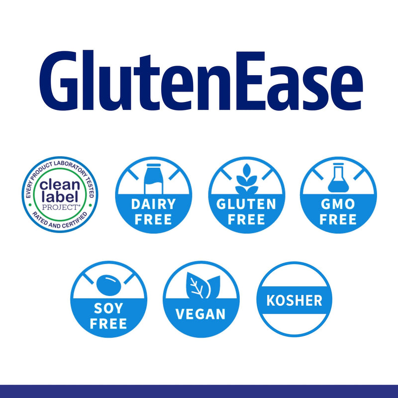 [Australia] - Enzymedica GlutenEase, Food Intolerance Digestive Aid, Defense Against Hidden Gluten Meals, 120 Capsules (FFP) 120 Count (Pack of 1) 