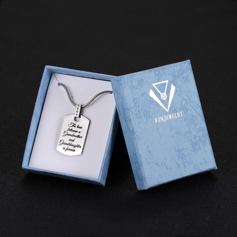 [Australia] - Vinjewelry Stainless Steel Motivational Encouragement Pendant Necklace Gift for Friend/Daughter/Niece/Granddaughter/Son 03 