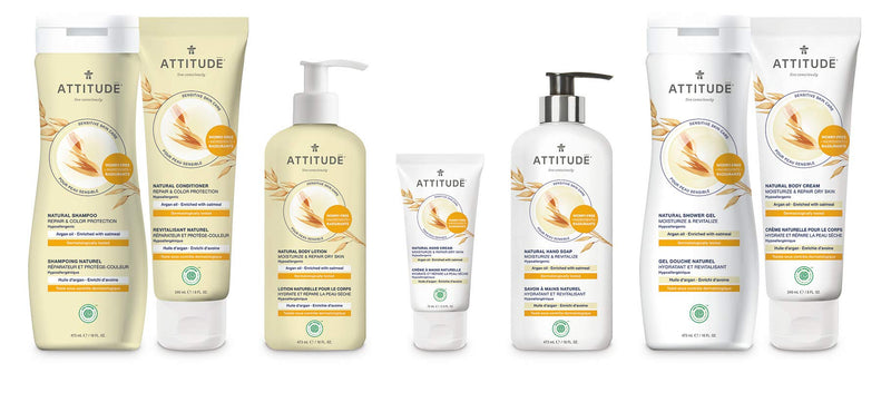 [Australia] - ATTITUDE Moisturizing Body Lotion for Dry & Sensitive Skin, EWG Verified, Dermatologist-tested & Hypoallergenic, Vegan & Cruelty-free Body Moisturizer, Argan Oil, 16 Fl. Oz. 