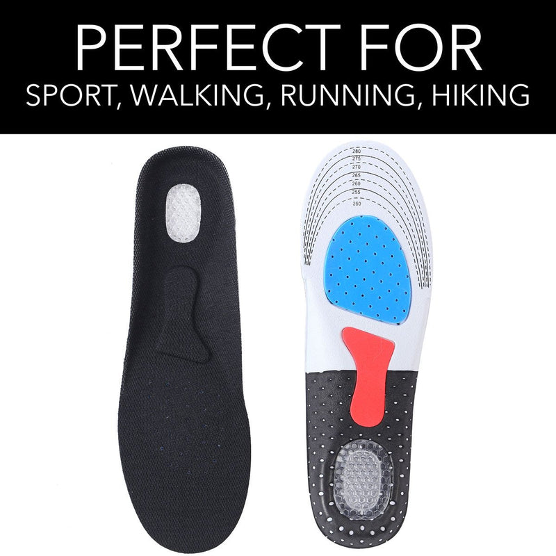 [Australia] - Takit SP - Insoles Shoe Gel With Pads - Relieves Foot, Absorbs Shocks - Perfect For Sport, Walking, Running, Hiking - For Man And Woman 7-10 