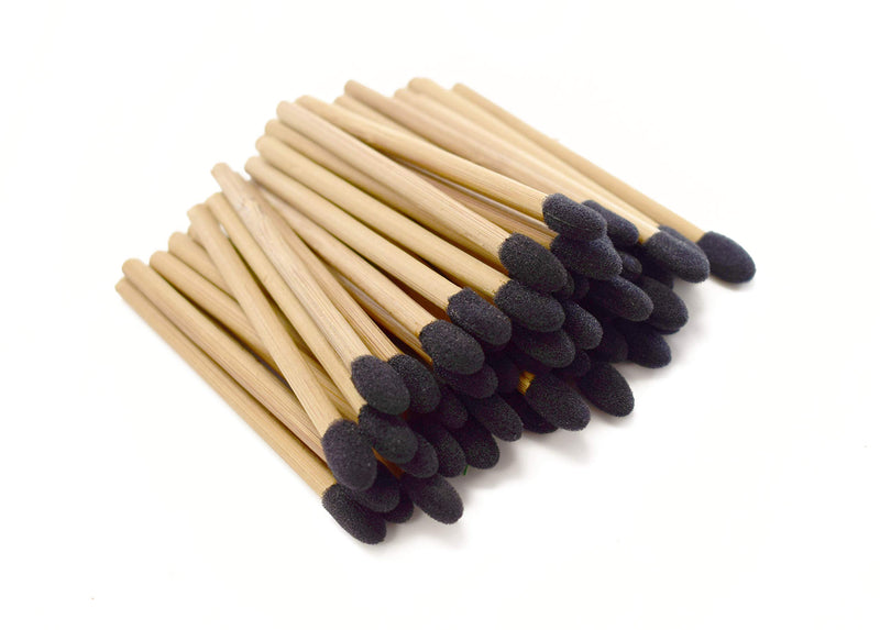 [Australia] - Artist's Choice Eco Friendly Bamboo Eye Shadow Applicators - Soft Pad for Effortless Blending, Single End for Monochromatic Looks, Single-Use Option for Professionals 