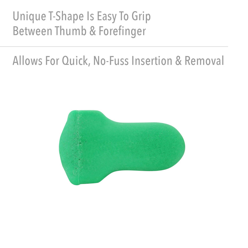 [Australia] - Howard Leight by Honeywell Max Lite Low Pressure Disposable Foam Earplugs, 200-Pairs (LPF-1), Green 