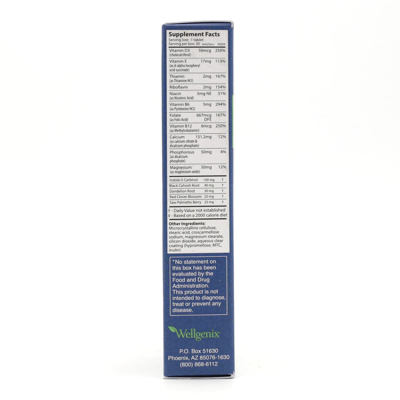 [Australia] - Wellgenix Menocet Plus Menopause Support Supplement (30 Tablets, 2 Pack) - Natural, Herbal Women's Daily Relief Multivitamin Tablets - Helps with Hot Flashes, Night Sweats, Mood Swings & Irritability 30 Count (Pack of 2) 
