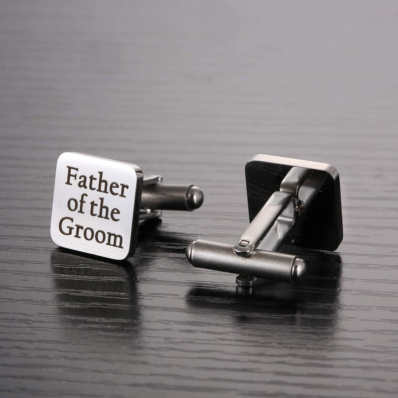 [Australia] - Hazado Father of The Groom Cufflinks, Father of The Groom Gift from Son for Wedding, Proud to be Your Son Cuff Links 