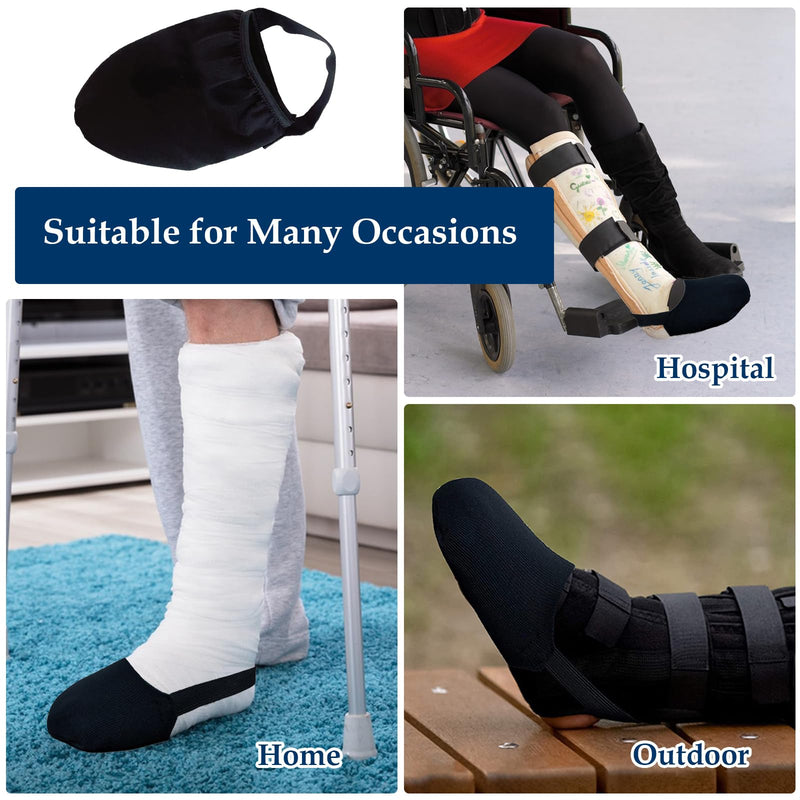 [Australia] - Cast Sock Over Cast Leg Cast Toe Protector Anti-Slip Cast Sock Cover Protect Cast Walking Boot, Sock for Plaster Cast Keep Toes Warm, Clean and Protected 