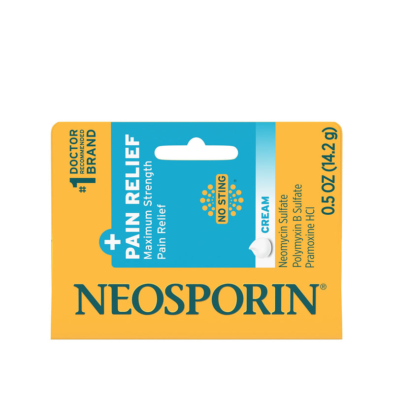 [Australia] - Neosporin + Maximum-Strength Pain Relief Dual Action Antibiotic Ointment with Bacitracin Zinc, 0.5 Ounce (Pack of 2) 0.5 Ounce (Pack of 2) 