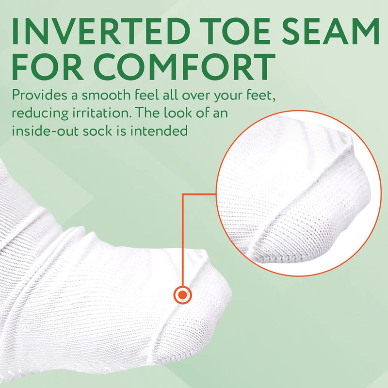 [Australia] - [2 Pairs] White Super Wide Socks With Non-Skid Grips - for Lymphedema - Bariatric Sock – Oversized Anti-Slip Sock Stretches up to 30'' Over Calf for Swollen Feet Mens and Womens Legs - One Size Unisex 