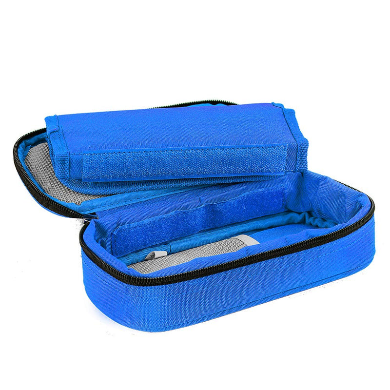 [Australia] - YOUSHARES Insulin Cooler Travel Case - Medication Diabetic Insulated Organizer Portable Cooling Bag for Insulin Pen and Diabetic Supplies with 2 Cooler Ice Pack (Blue) Blue 