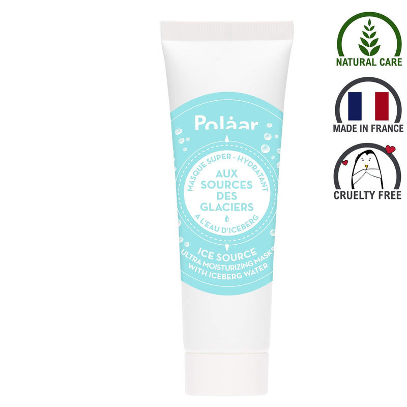 [Australia] - Pol√•ar - Ultra Moisturizing Mask IceSource with Iceberg Water - 50 ml - Moisturizing Facial Care - Softens dry skin, Plumps - All skin types, even sensitive - Polar natural active ingredients 