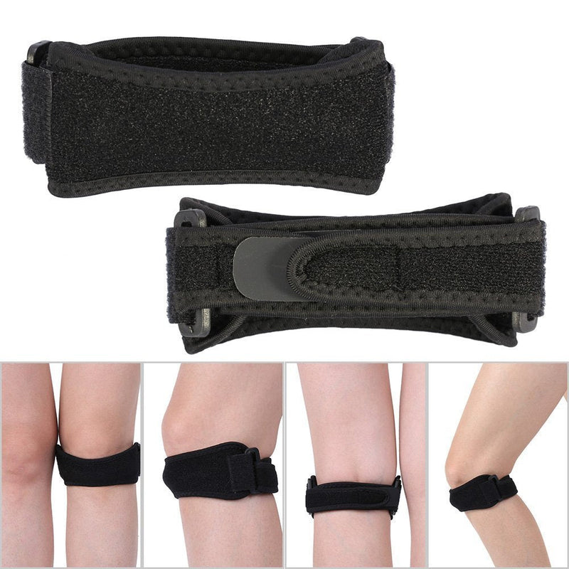 [Australia] - 1 Pcs Knee Brace Support, Adjustable Neoprene Knee Pad Gel Knee Support Strap Support Protector Stabilizer Knee Pain Relief Brace Support For Training Knee Band 