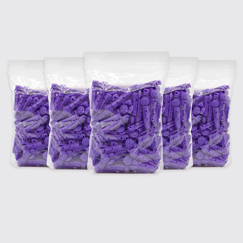 [Australia] - Ever Ready First Aid Sterile Twist-Cap Lancets 30G Purple - 500 Count 