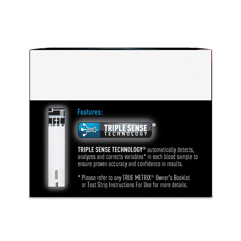 [Australia] - TRUE METRIX Blood Glucose Test Strips NFRS 100ct (100 Test Strips) 100 Count (Pack of 1) 