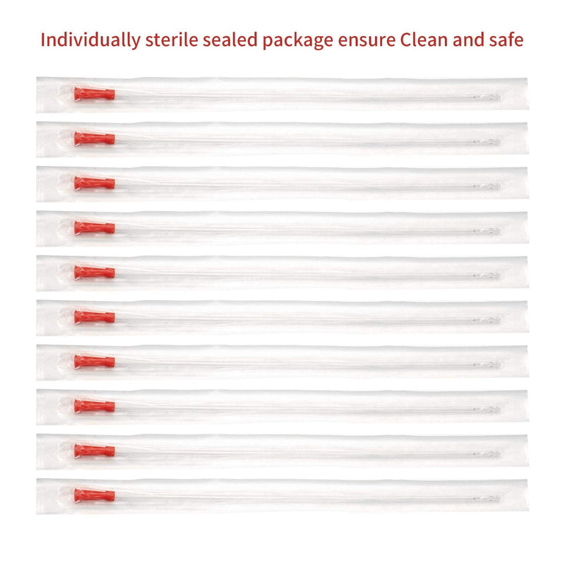 [Australia] - 10Pcs 16" x 18FR Enema Nozzle Rectal Colon Tube Kit for High Enema Coffee Cleaning, Long Enema Attachment Replacement Tip for Colon Cleanser Health Detox Flexible Smooth 