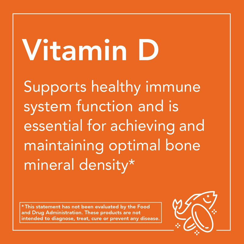 [Australia] - NOW Supplements, Vitamin D 1,000 IU Dry, High Potency, Strong Bones*, Structural Support*, 120 Veg Capsules 