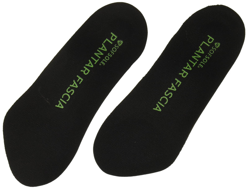 [Australia] - Sof Sole Insoles Men's PLANTAR FASCIA Support 3/4 Length Gel Shoe Insert 7-13 Black 