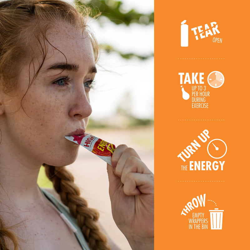 [Australia] - HIGH5 Energy Gel with Electrolytes | Quick Release Energy On The Go | 23 g Carbs | 57mg Magnesium | Great Taste | (Tropical, 5x60g) Tropical 5 x 60 g 