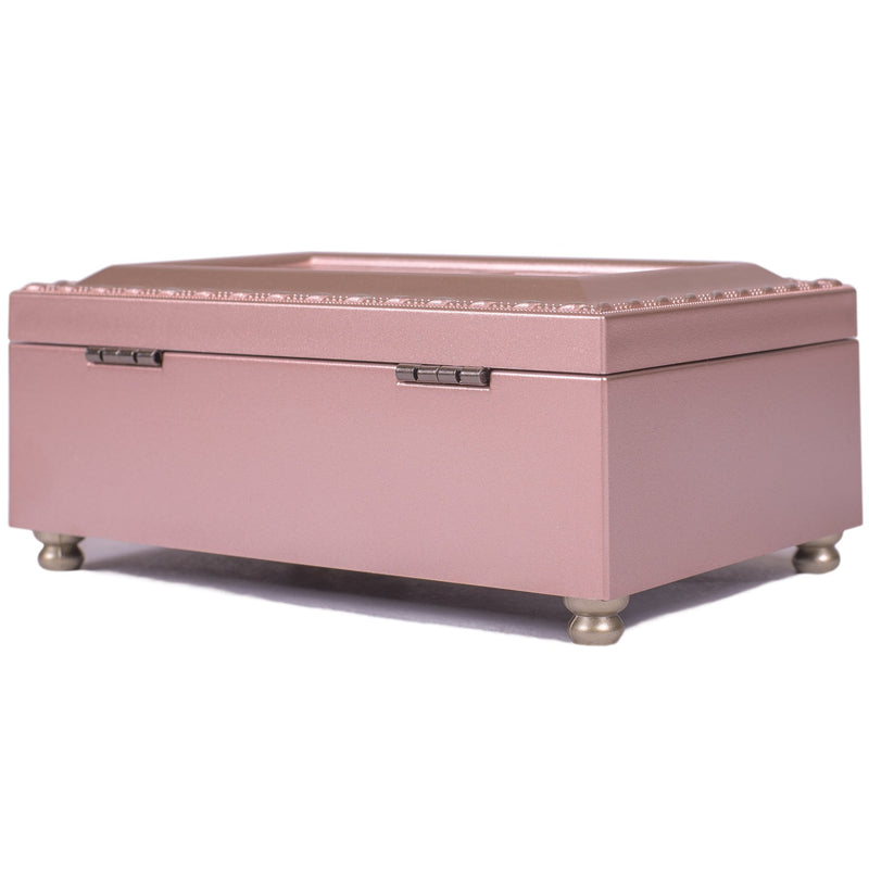 [Australia] - La Quinceanera Champagne Pink Petite Music Box/Jewelry Box Plays You Light Up My Life 