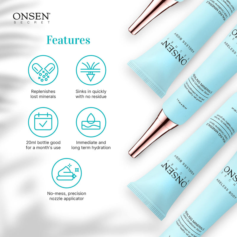 [Australia] - Onsen Cuticle Cream 1pk, Cuticle Oil in Deep Action - Japanese Natural Healing Minerals Nail Care Serum and Butter, Sooth, Repair, and Strengthen Cuticles and Nails, Visible Results, Non-Greasy - 1oz 1 Fl Oz (Pack of 1) 