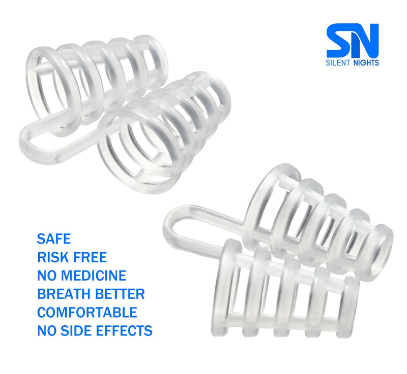 [Australia] - Best Anti Snoring Device - Stop Snore Solution - Sleep Better Aids - Anti-Snore Remedy Devices - 4 Nose Vents Nasal Dilator - Breathing Sleeping Relief 
