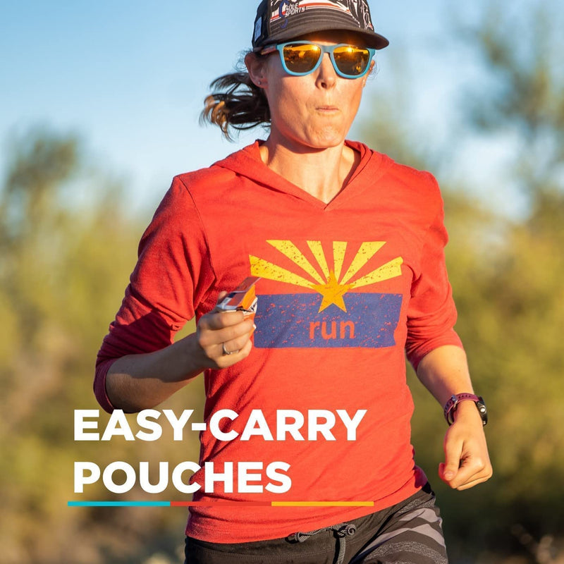 [Australia] - GU Energy Chews Double Serving Packs. Energy Gummies with Electrolytes for Running, Cycling, Triathlon & Other Sports - Pack of 2 (Orange) Orange 