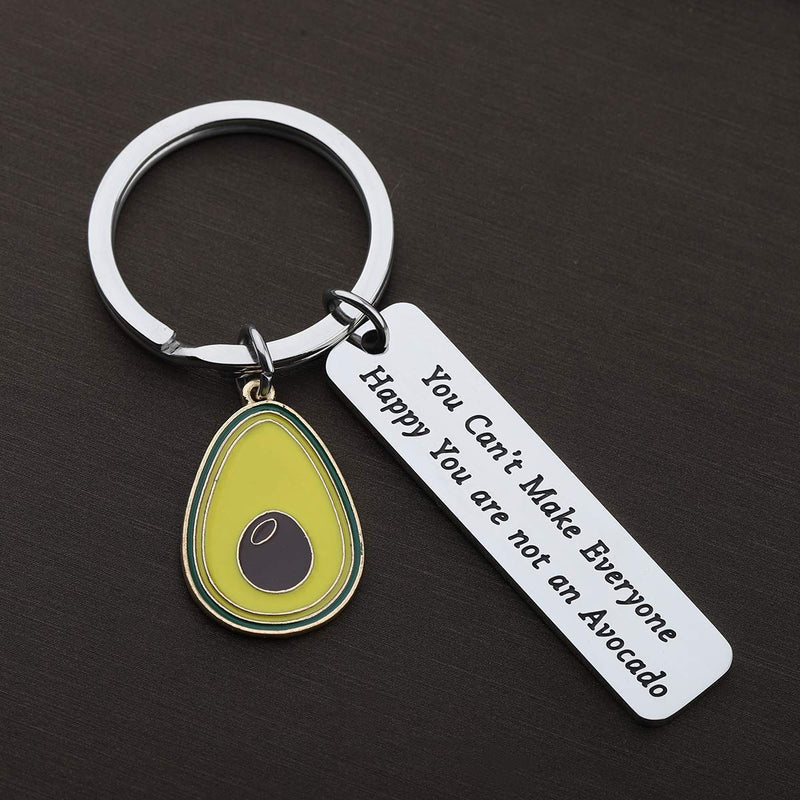 [Australia] - ENSIANTH Funny Avocado Gift You Can’t Make Everyone Happy You are Not an Avocado Keychain 