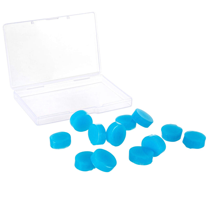 [Australia] - 12 Pair Moldable Ear Plugs Silicone - Wax Ear Plugs for Sleeping in 2 Storage Cases - Molded Ear Plugs Noise Cancelling Sound Blocking Reusable for Snoring Swimming Noise Reduction Concerts 29dB 