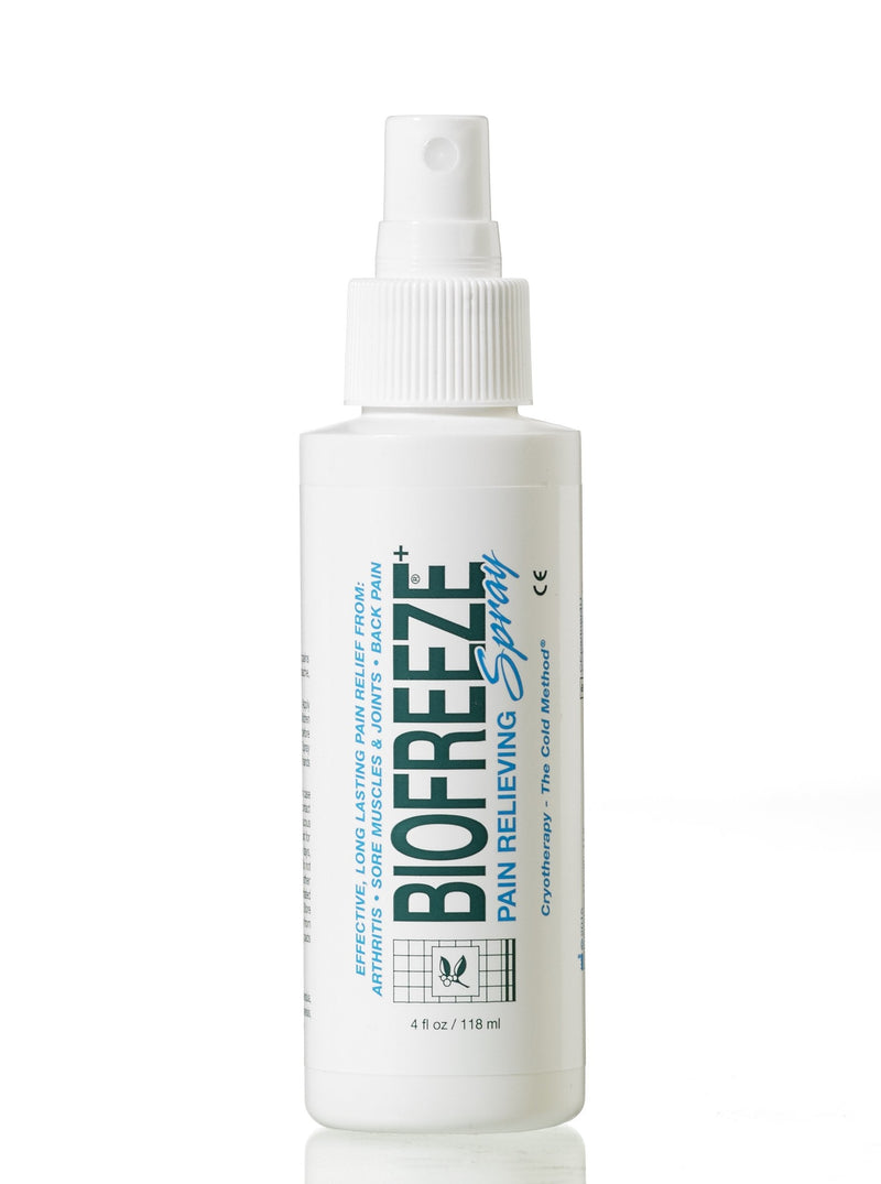 [Australia] - Biofreeze Pain Relieving Spray, 118 ml, Cooling Topical Analgesic, On-the-Go Use, Long Lasting, Soothing, Targeted Pain Relief, Cold Therapy for Athletes, Fast Acting for Muscle, Joint & Back Pain 118ml Pack of 1 