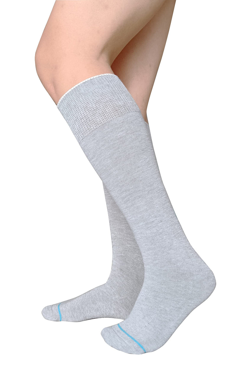 [Australia] - Replacement Sock Liner for Orthopedic Walking Boots Walker Brace,Tube Socks Under Air Cam Walkers and Fracture Boot Cast Shoe Surgical Leg Cover Grey 4 Pack 