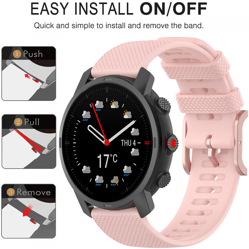 [Australia] - Band for Polar Vantage M2, Quick Release Band Replacement for Polar Grit X/Vantage M/Vantage M2 Fitness Watch (No Tracker, Replacement Bands Only) 5PCS Bands-Girl 