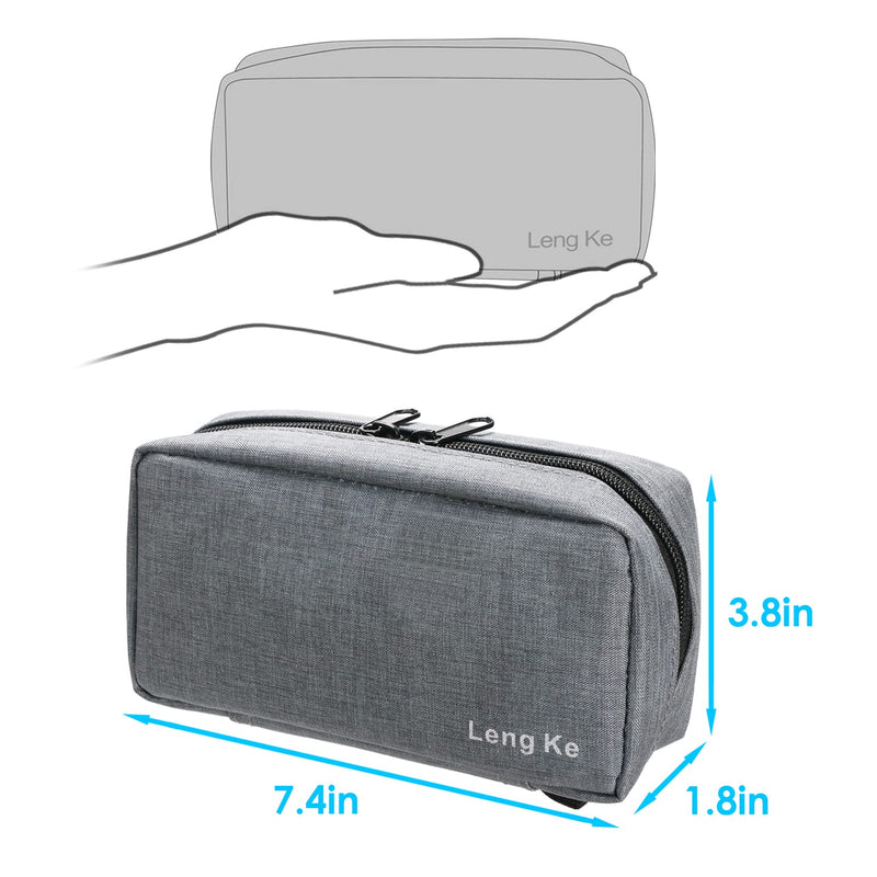 [Australia] - Insulin Cooling Travel Case - Portable Diabetic Supplies Organizer Cooler Bag with 2 Ice Pack by YOUSHARES (Grey) 01 Gray 